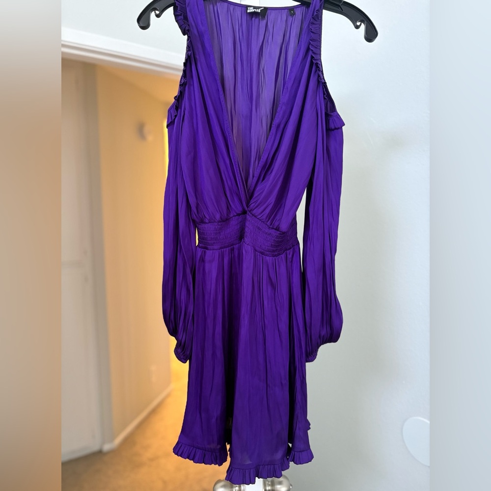 THE KOOPLES Short Dress With Ruffles size s
